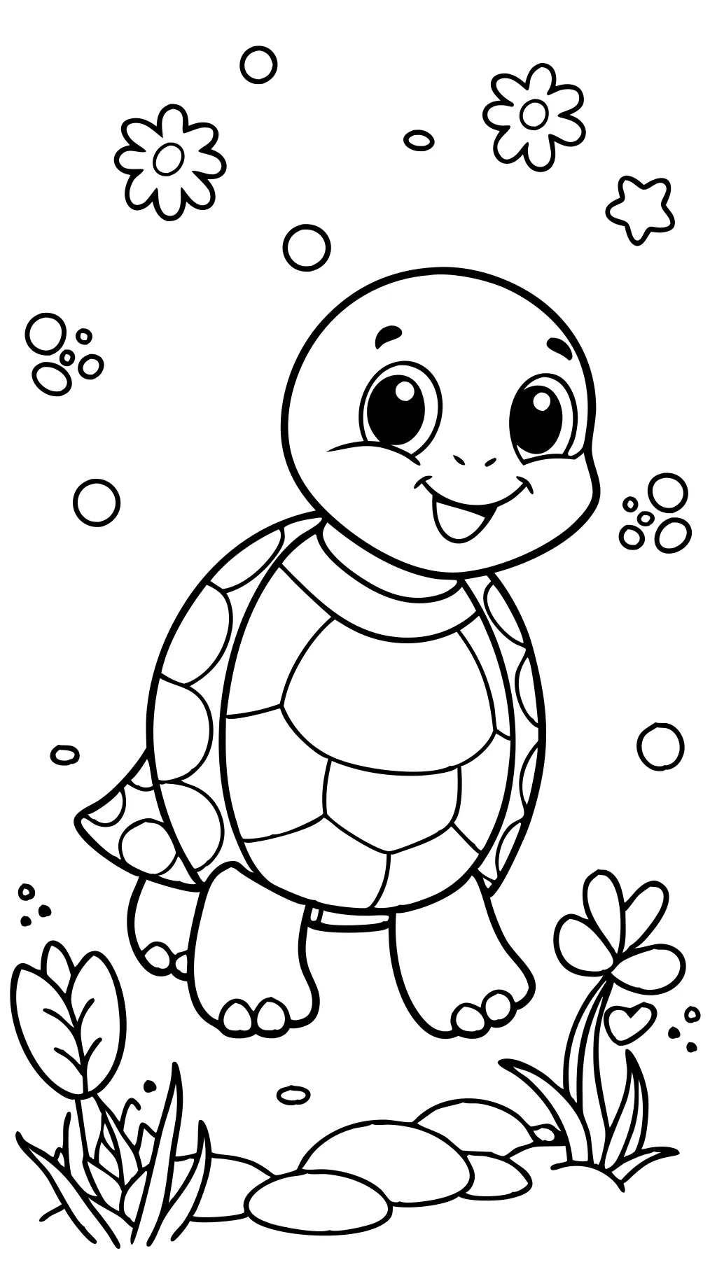 pages à colorier tortue